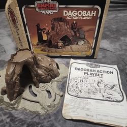 Vintage 1981 Star Wars dagobah playset. Near Complete. 