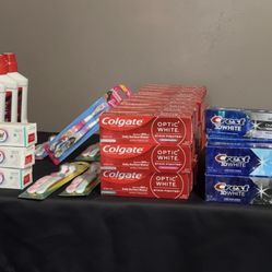 Toothpaste, Mouthwash And Toothbrushes