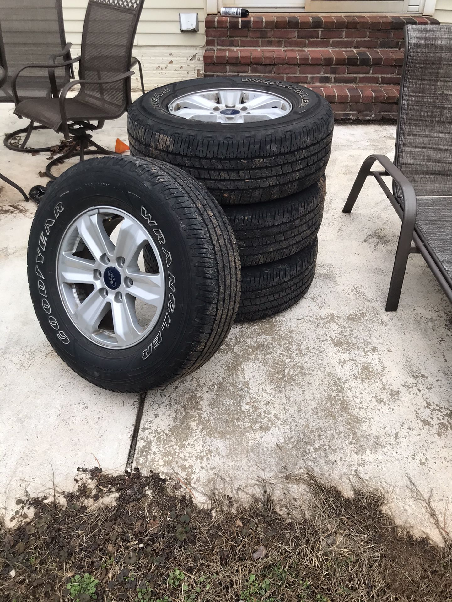 Set of Ford F-150 tires