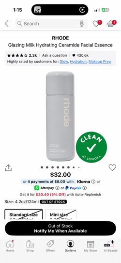 Rhode Milky Essence