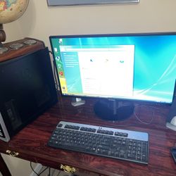 ViewSonic Monitor, HP Computer - See Details