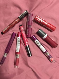 Lip stick Almay, NYX, Rimell