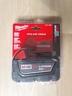 Milwaukee M18 RedLithium XC5.0 Battery Pack
