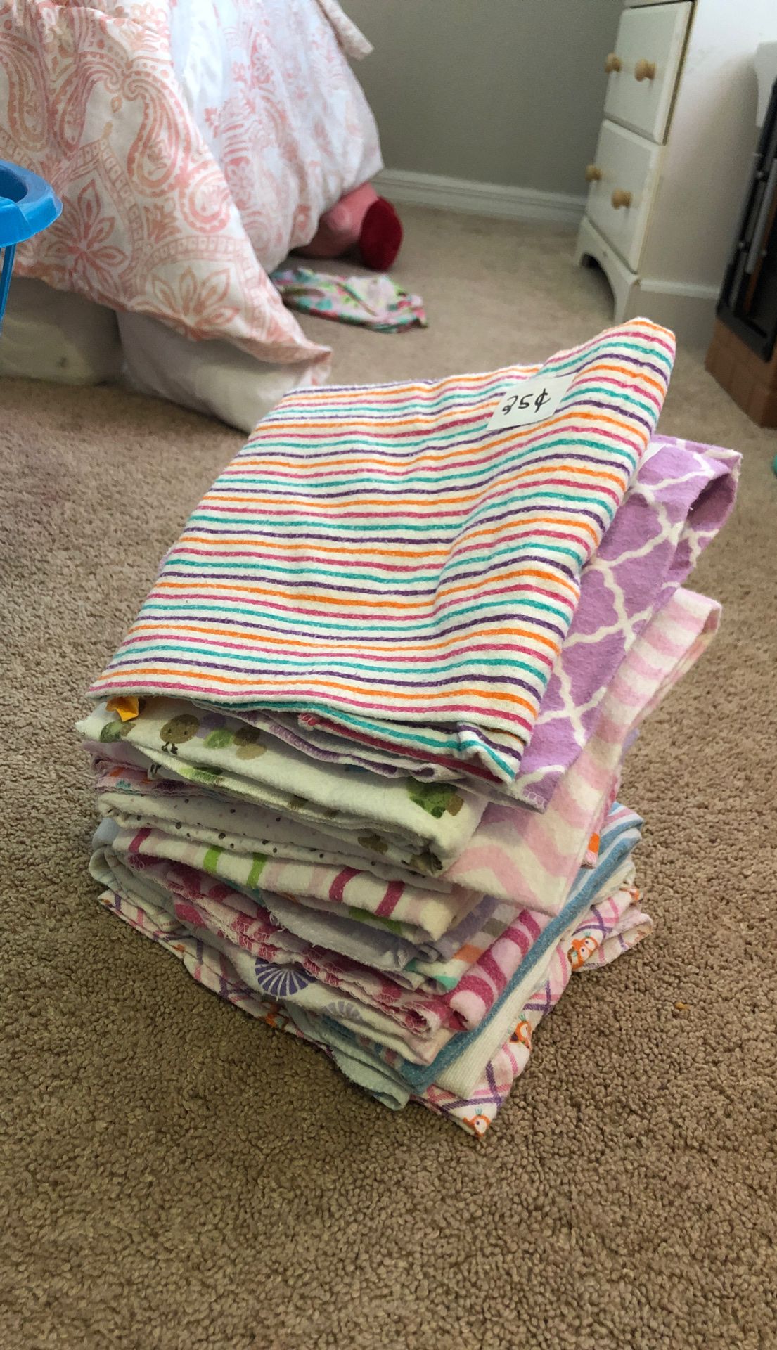 Receiving Baby girl blankets