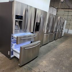 🔥🔥REFRIGERATORS STAINLEES STEEL WITH WARRANTY 💥 