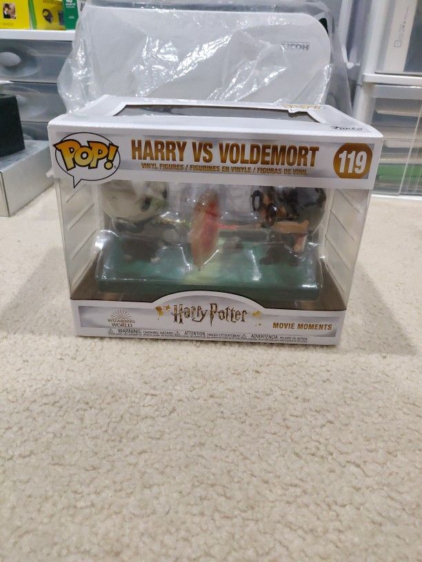 Funko Pop! Moments: Harry vs. Voldemort #119 - Harry Potter Movie Moments.
