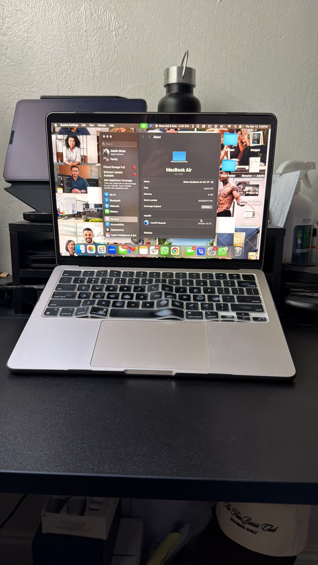 MacBook Air 8GB M2 2022 13”