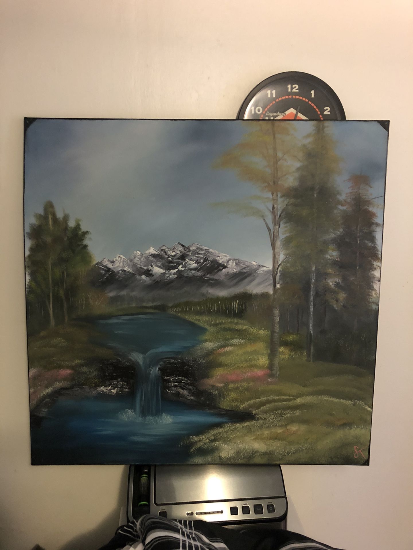 Custom painted painting 36”x36”