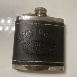 2009 Jack Daniels Leather Wrapped Flask