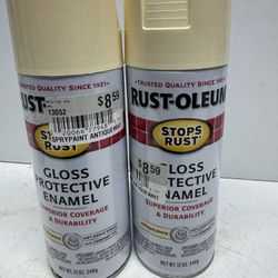 2 Cans Rust Oleum Antique White Paint. $10 Takes Both. Must Pick Up
