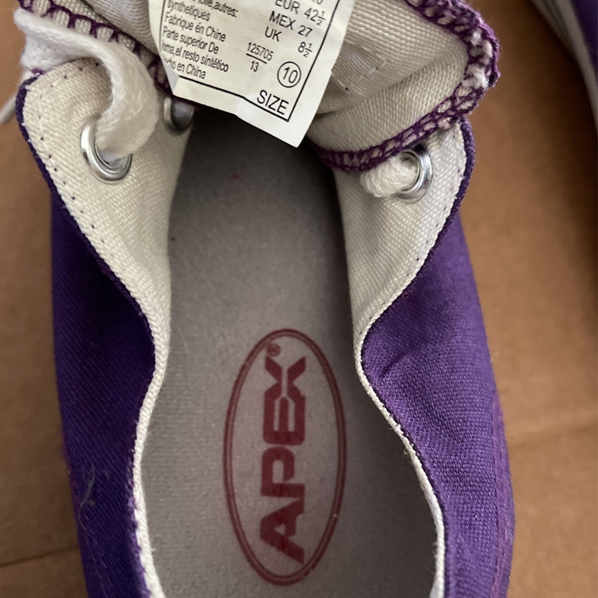 Purple Tennis Shoes Size 9