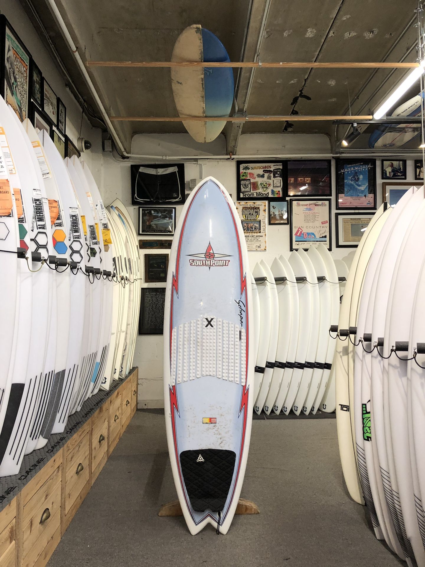 6'6” Schaper South Point Time Bomb Surfboard; Used for Sale in