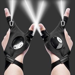 LED Flashlight Gloves Finger Tool