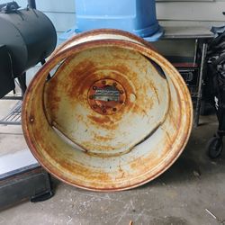 Big Tractor Rim For Disco Or Barbecue Pit 