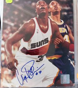 Cliff Robinson Signed 8x10 Photo w/ COA & NBA Hologram – Phoenix Suns