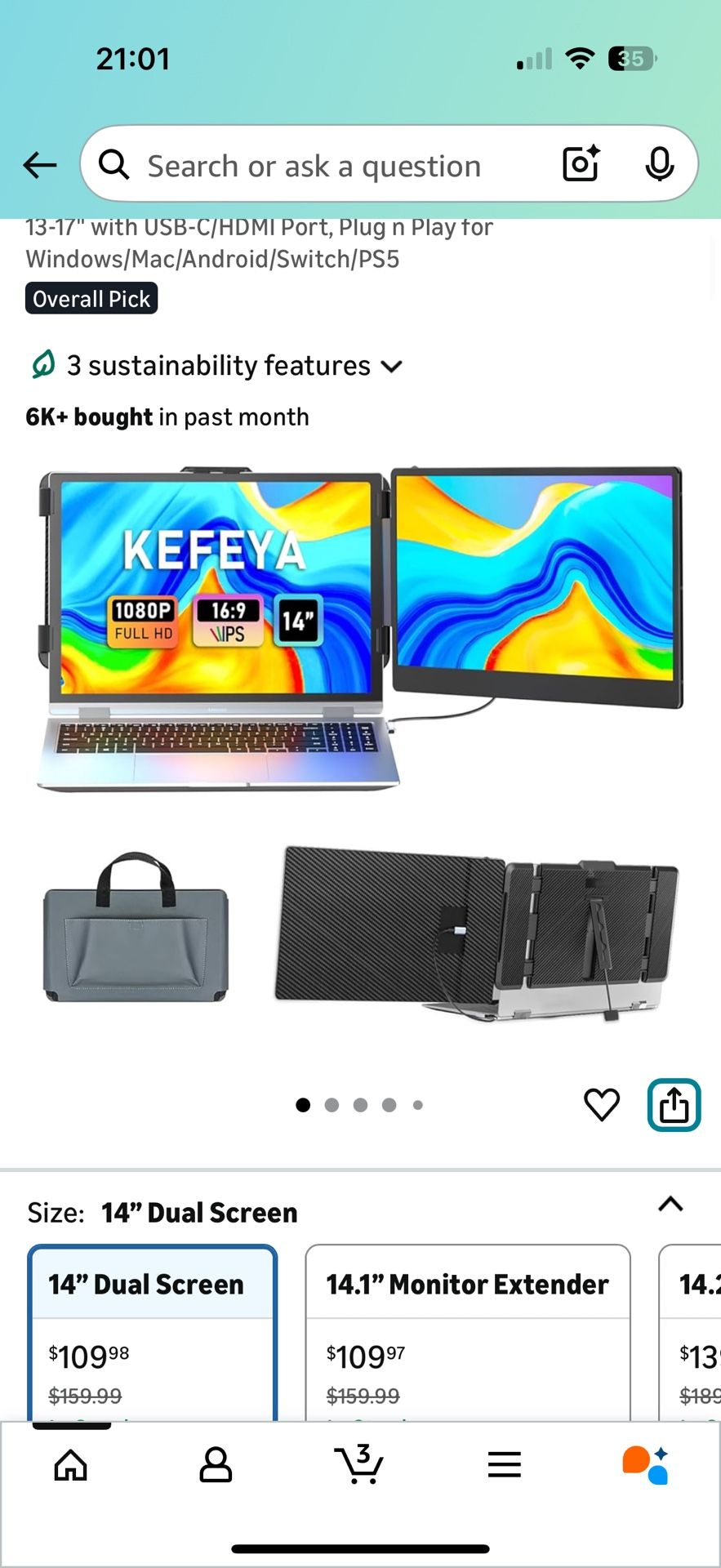 Laptop Dual Screen Extender