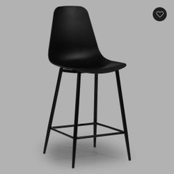 Svelti Counter Stool Pure Black