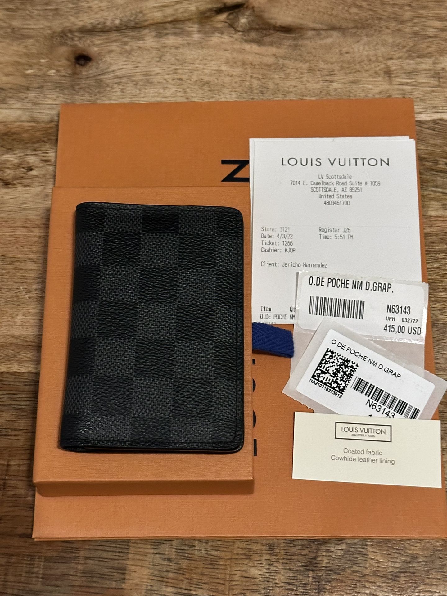 Louis Vuitton pocket organizer