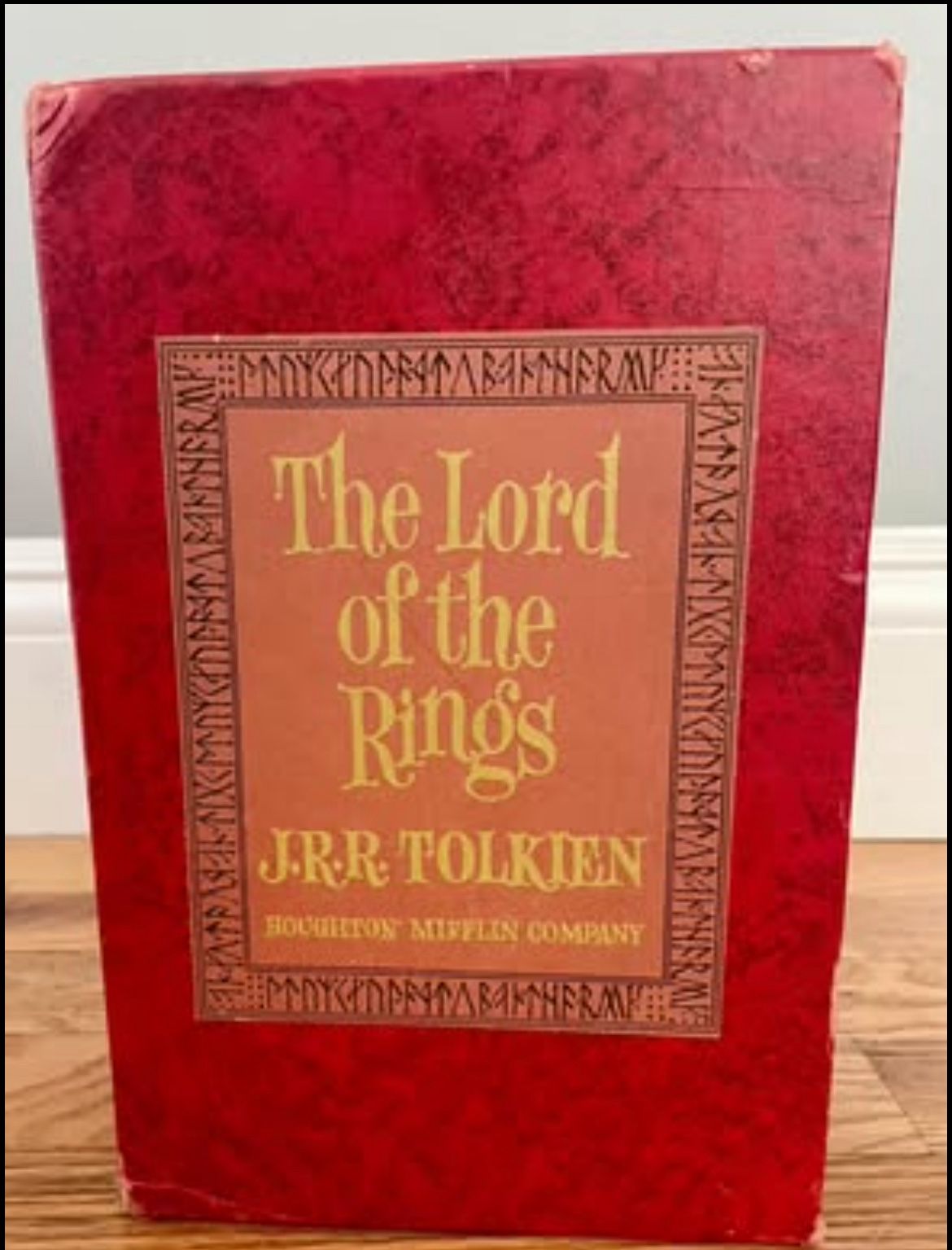 Vintage 1965 2nd Edition The Lord of the Rings Trilogy book set.