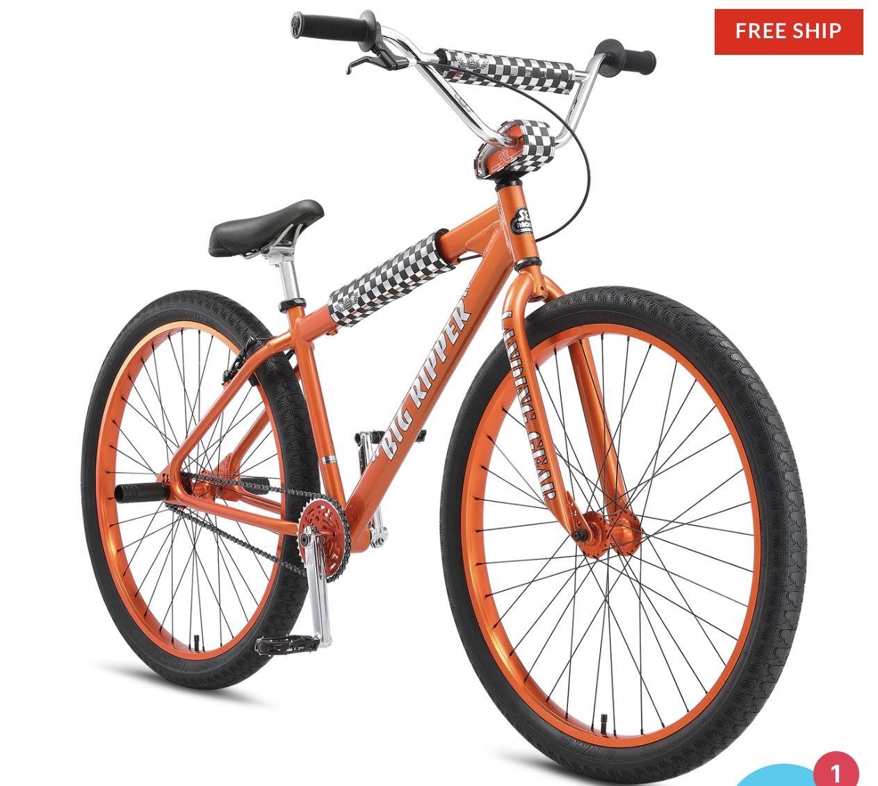 SE Bikes Big Ripper Big Wheel BMX Bike Copper