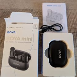 BOYA mini

2.4 GHz Ultra-Mini Wireless Microphone