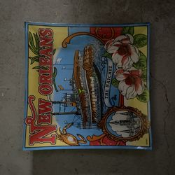 New Orleans Glass Plate
