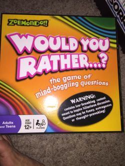 Would you rather...? Board game