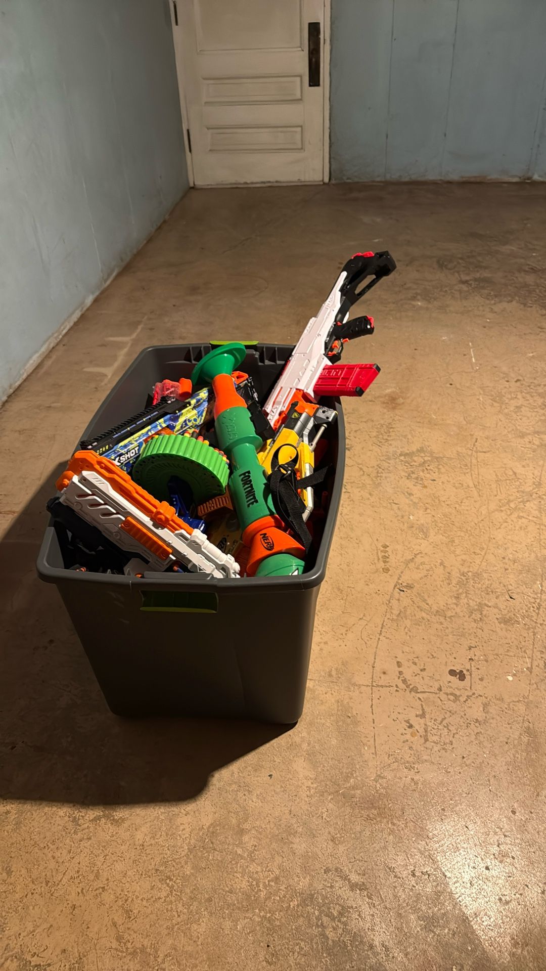 A lot Of Nerf Guns And Nerf Bullets