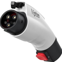 Adapter for Tesla to J1772 EV Charger [Only to J1772], Converter Up to 60Amp 250V AC with Press-Safety-Lock, Compatible with Tesla High-Powered Connec