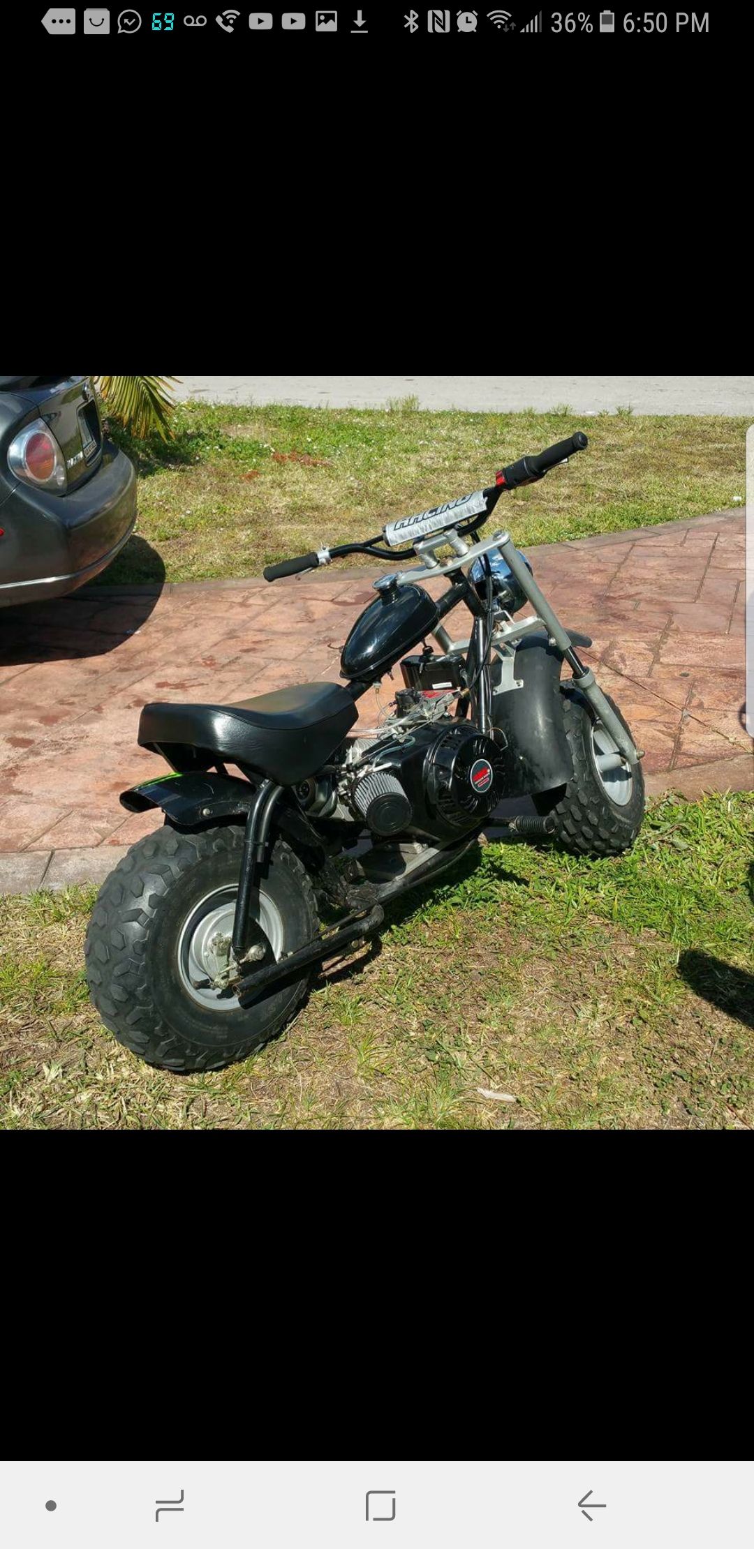 Predator 420cc big block baja minibike