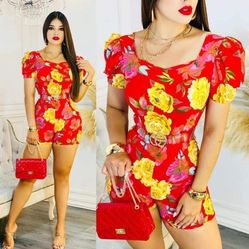 New Women's Romper Size Large 