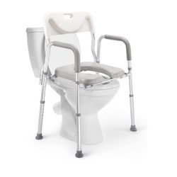New Soft Raised Toilet And Shower Chair / Nueva Suave silla con inodoro y para ducha