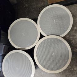 TANNOY CVS6 Loud Ceiling Speakers 120 Watts Lot Of 4