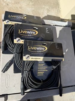 Livewire XLR Quad Microphone Cable 25ft