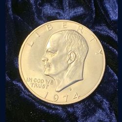 1974-S BU Eisenhower Silver Dollar 