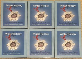 SNOWFLAKE FRAME ORNAMENTS ($5 EACH)