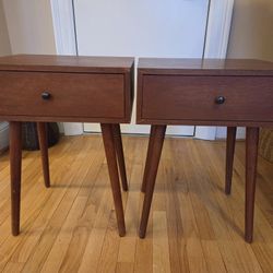 2 Mid-century Modern Side Tables