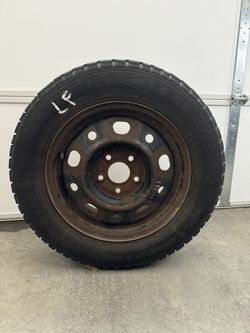 Used snow tires with steelies