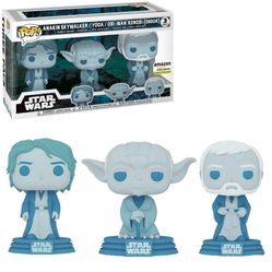Funko POP! Star Wars Force Ghost Anakin Skywalker Yoda Obi-Wan Kenobi 3 Pack