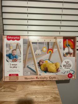 Brand New Fisher-Price Wooden Activity Gym – Factory Sealed