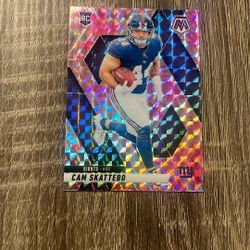 2025 Panini Mosaic Cam Skattebo New York Giants rookie card