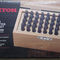 Tekton 36 Piece Number And Letter Stamp Set