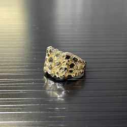 10K NUGGET RING 🔥