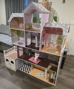 Huge Doll House Measurements: 59in Tall by 52.5in Long