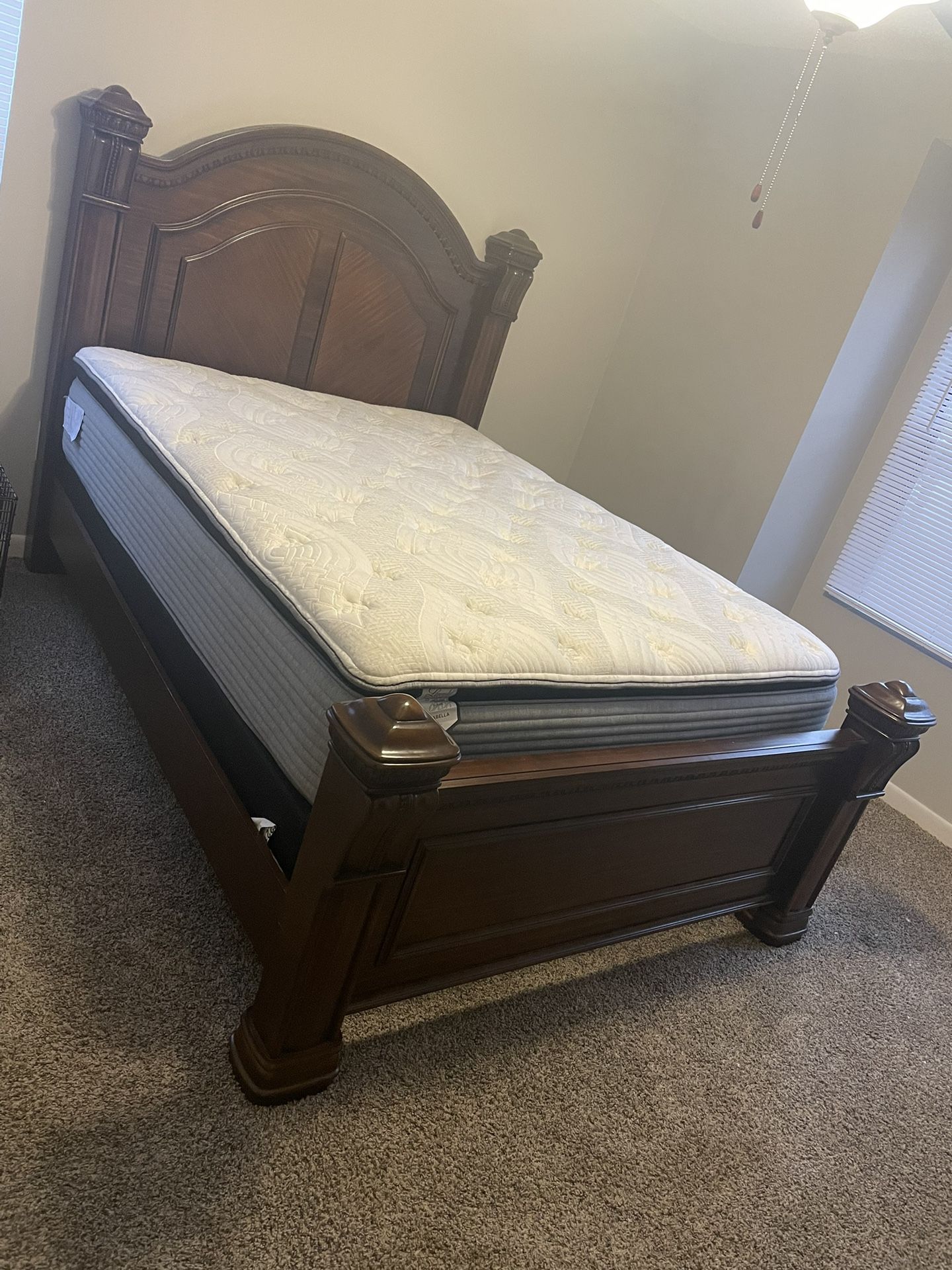 Belmont Queen Bed And Chester Drawer From Badcock Furniture.