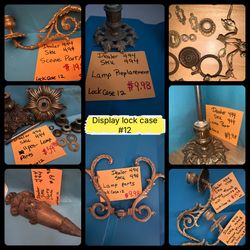 Vintage-Antique Lamp Hardware For Sale 