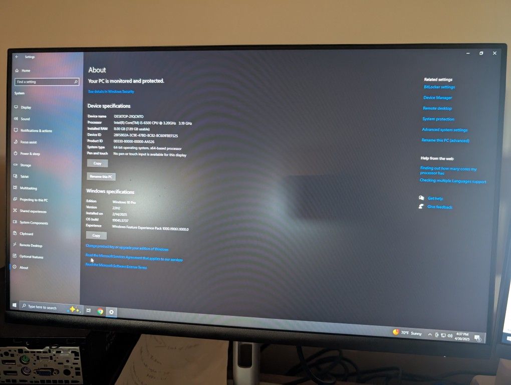Computer monitors keyboards and accessories