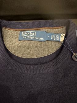 Authentic Blue Polo Crew Neck Sweater