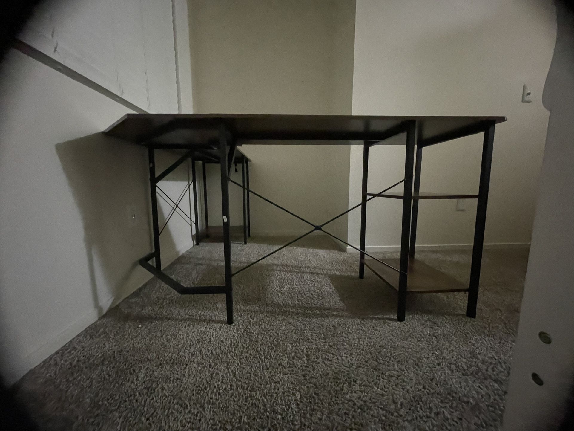 Wooden L Shaped Computer Desk