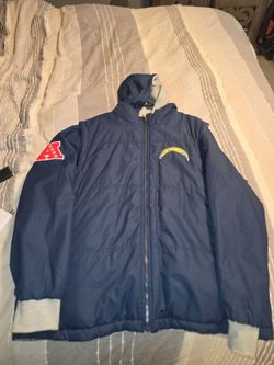 Chargers reversible hoodie and vest set